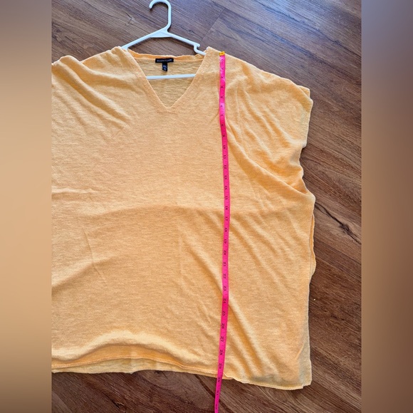 Eileen Fisher Oversized Tunic Cover-up Golden Yellow Size Small - Picture 5 of 6